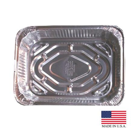 DURABLUE 4111-100ZZ PE Aluminum Rectangular Roaster Pan, 100PK 4111-100ZZ  (PE)